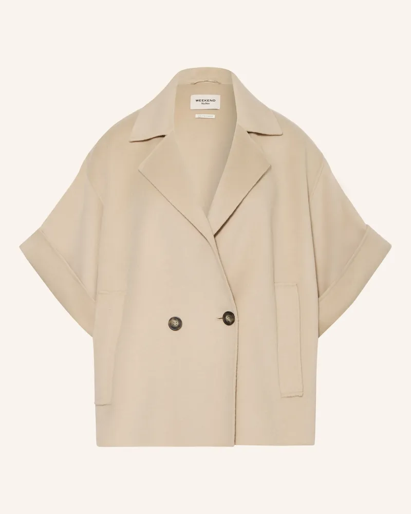 Max Mara Jacke Neo Mit 3/4-Arm beige Creme