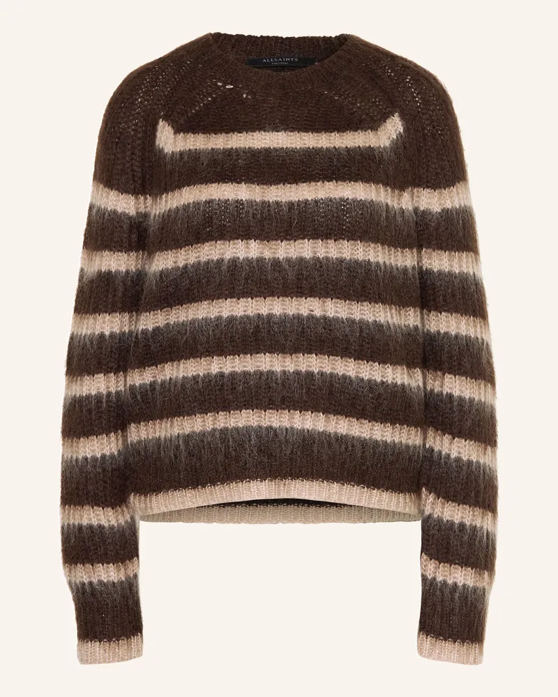AllSaints Pullover Riga braun Dunkelbraun