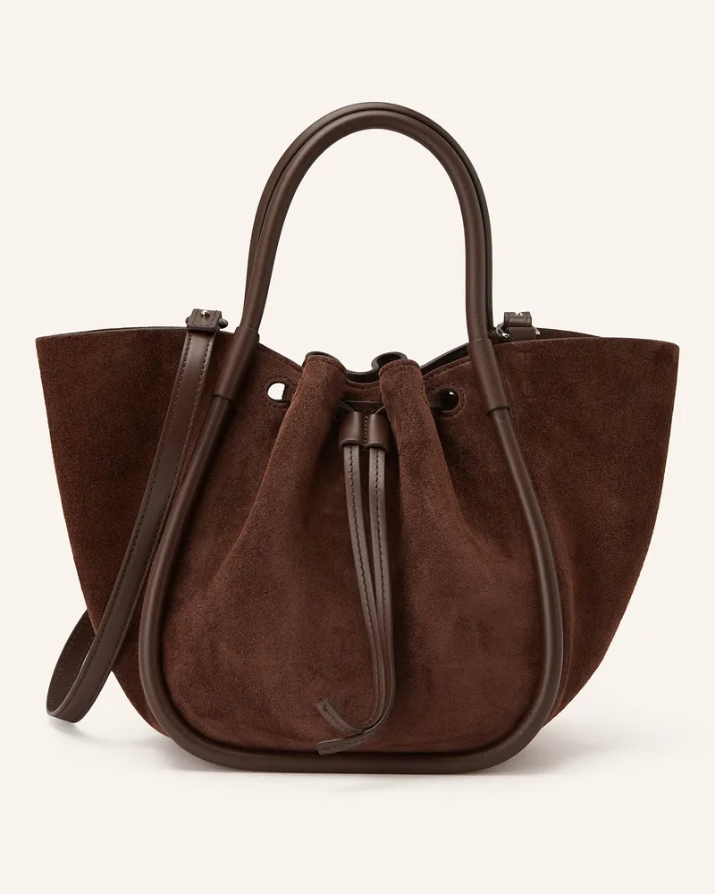 Proenza Schouler Shopper RUCHED SMALL Dunkelbraun