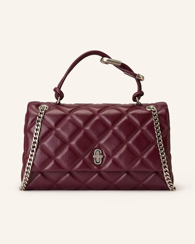 Marc Jacobs Handtasche THE DUAL CHAIN BAG Dunkelrot
