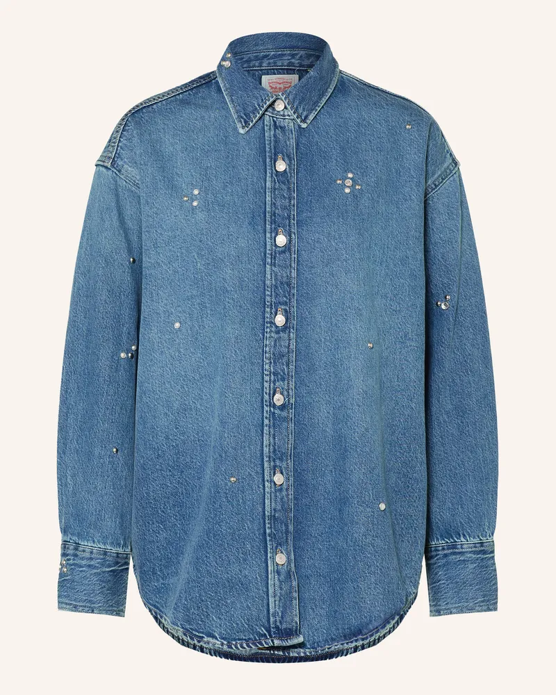 Levi's Levi's® Jeansbluse Jordan Mit Nieten Und Schmucksteinen blau Blau