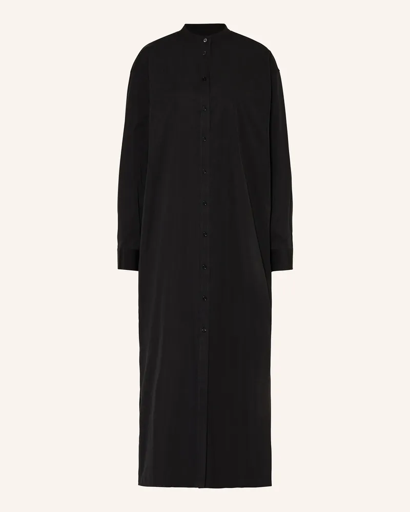Jil Sander Hemdblusenkleid Schwarz