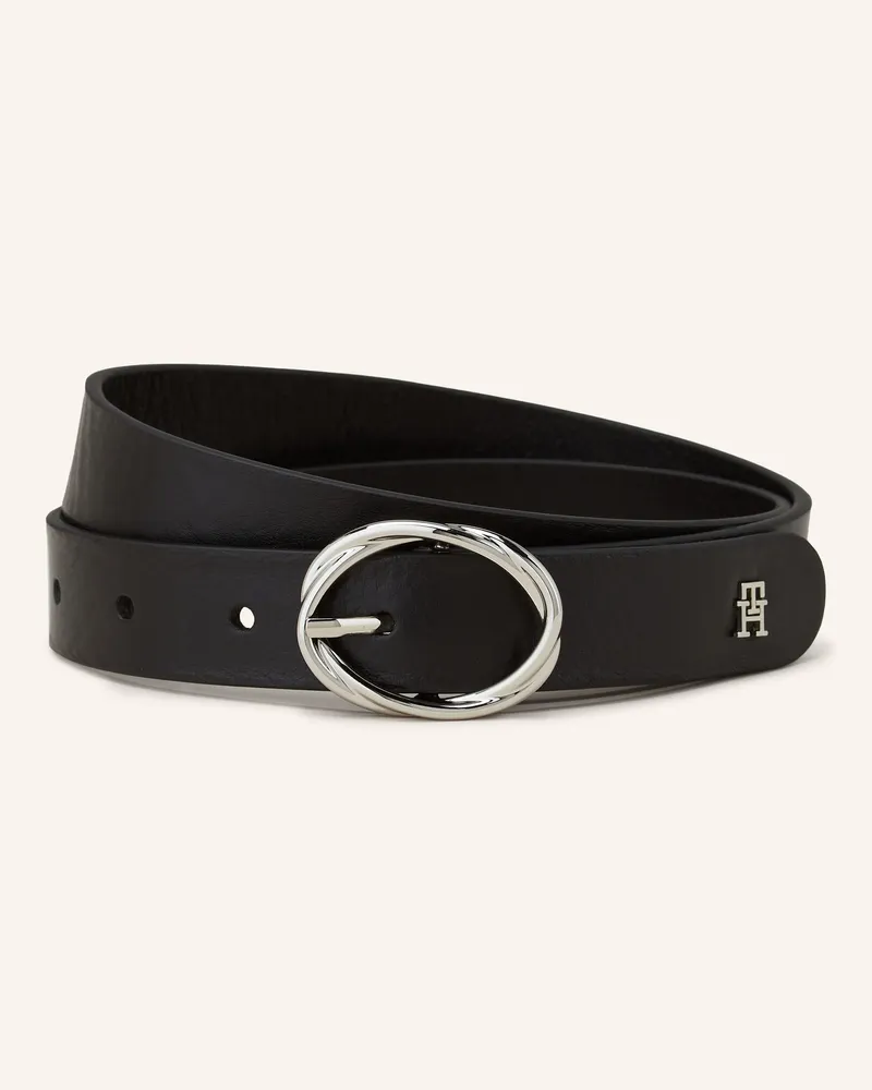 Tommy Hilfiger Ledergürtel Schwarz
