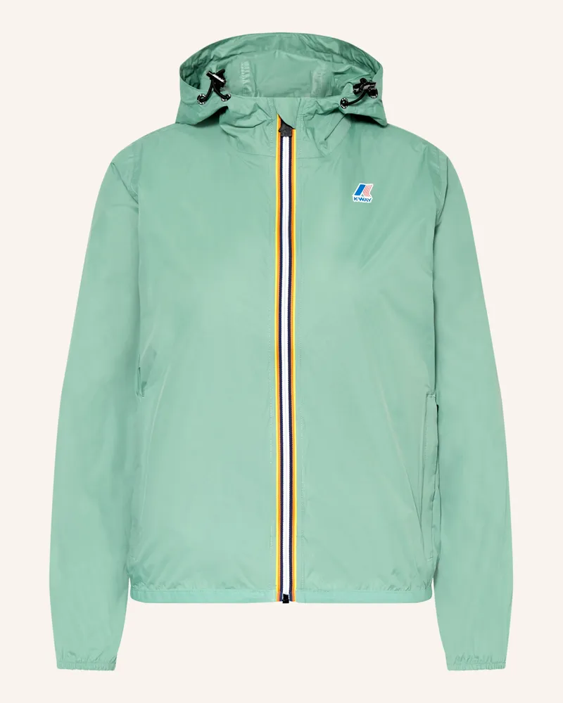 K-Way Regenjacke Le Vrai 4.0 Claudette gruen Blau