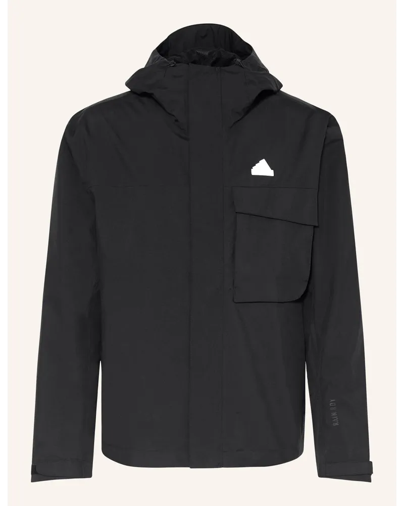 adidas Funktionsjacke CITY ESCAPE RAIN Schwarz