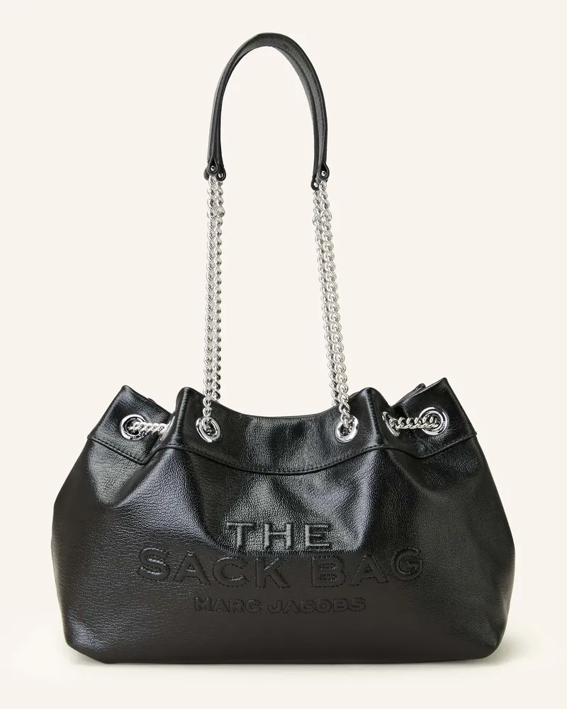 Marc Jacobs Schultertasche THE SMALL CHAIN SACK BAG Schwarz