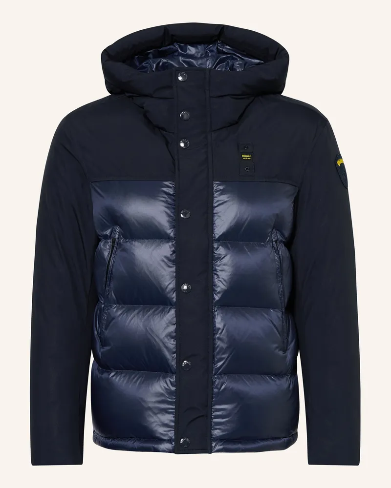 Blauer Daunenjacke Brook blau Dunkelblau