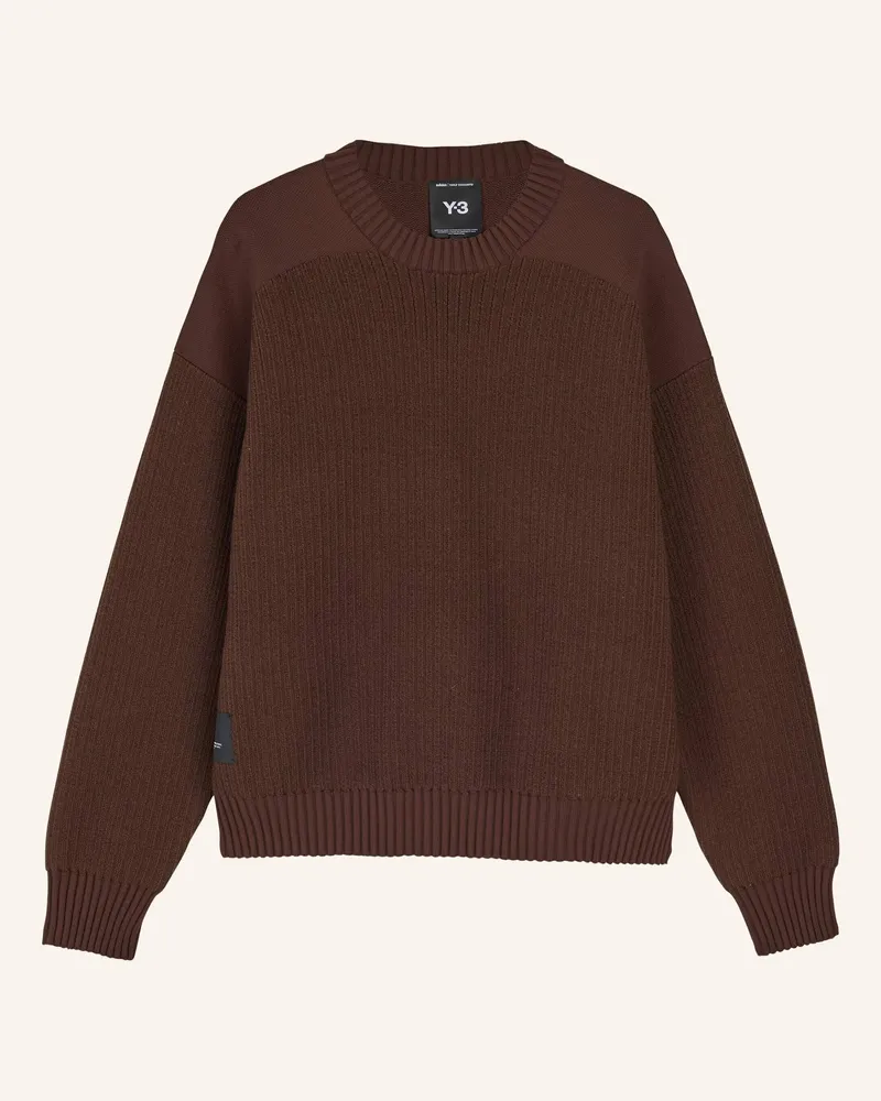 Y-3 Y-3 Ut Knit Crew Pullover braun Braun
