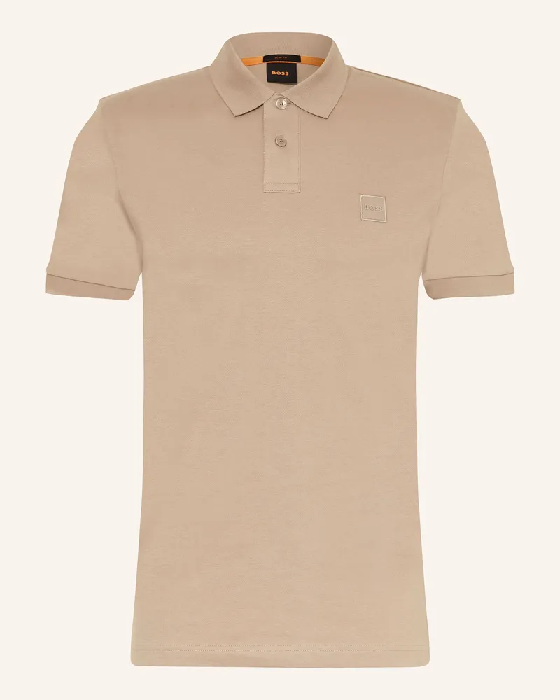 HUGO BOSS Jersey-Poloshirt PASSENGER Beige