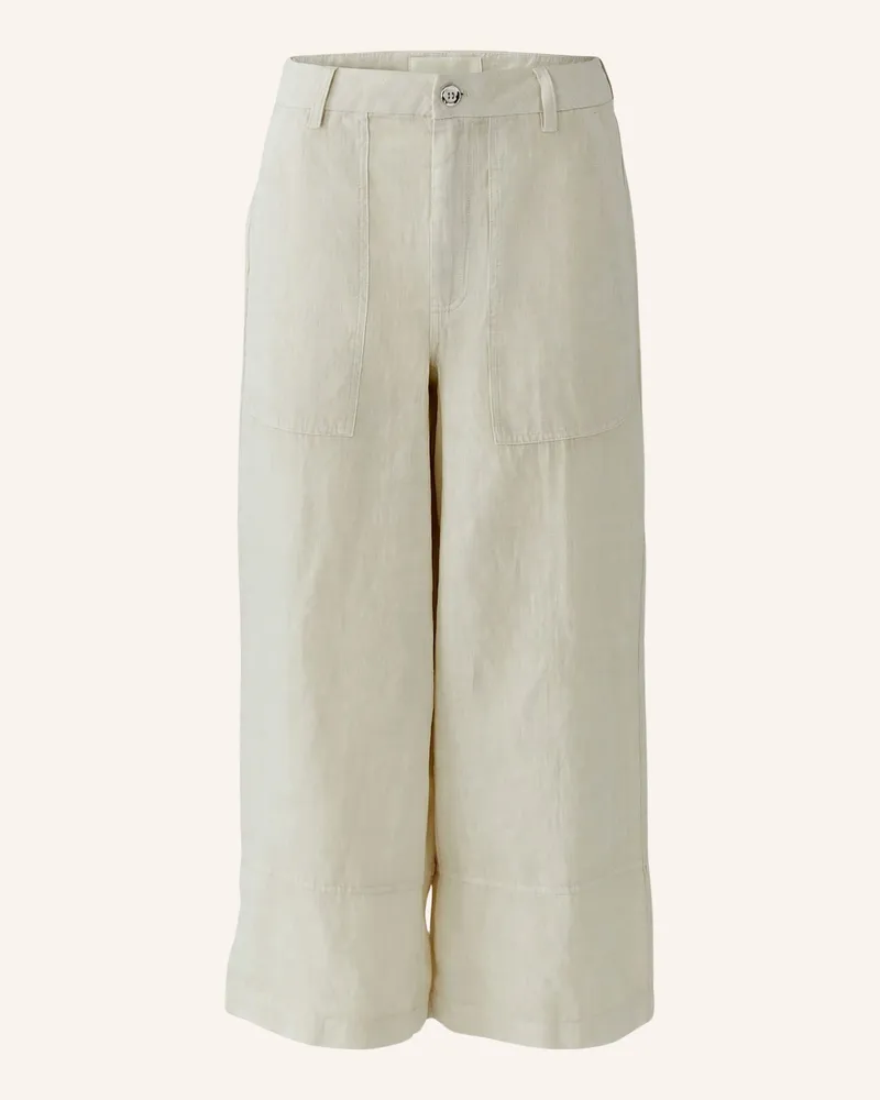Oui  Hose beige Beige