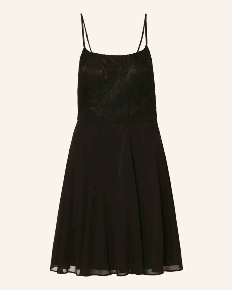 Vera Mont Cocktailkleid mit Spitze und Cut-out Schwarz