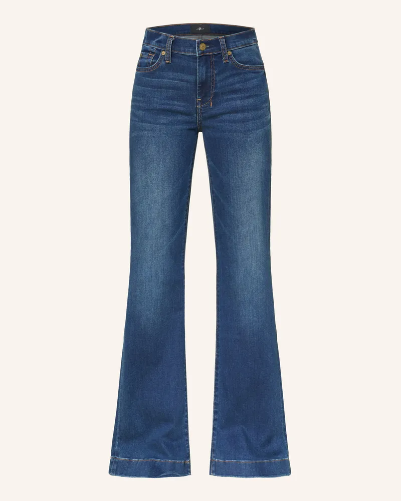 7 for all mankind Flared Jeans Dojo blau Xrt