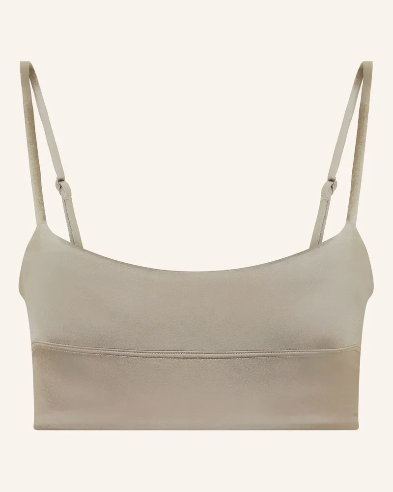 LULULEMON Sport-BH aus Satin Khaki