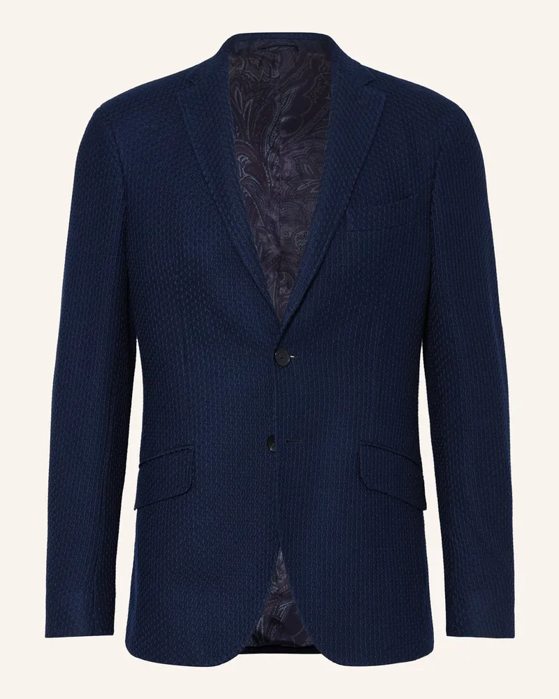 Etro Stricksakko Slim Fit blau B0339