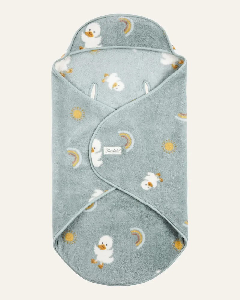 Sterntaler Einschlagdecke Edda gruen Grün