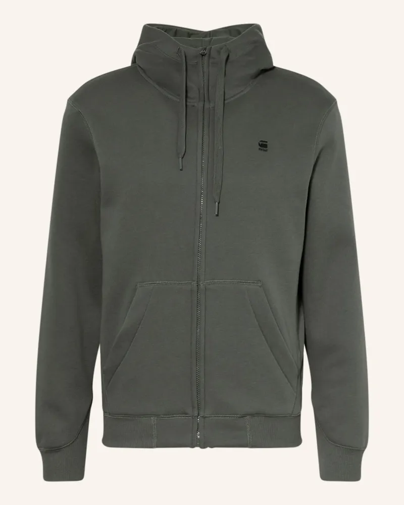 G-STAR RAW Sweatjacke grau Grün