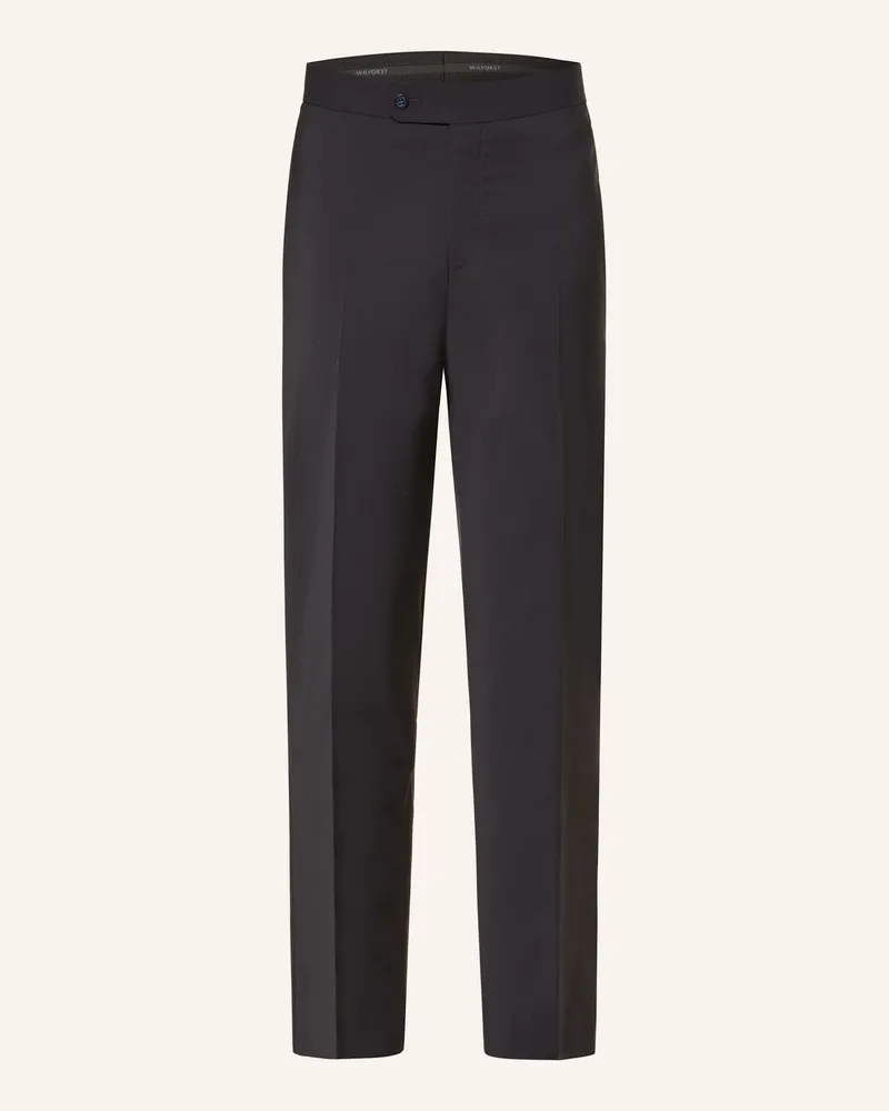 Wilvorst Smoking-Hose Slim Fit mit Galonstreifen Dunkelblau