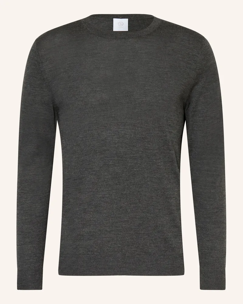 Bogner Pullover Ole Mit Cashmere grau Dunkelgrau