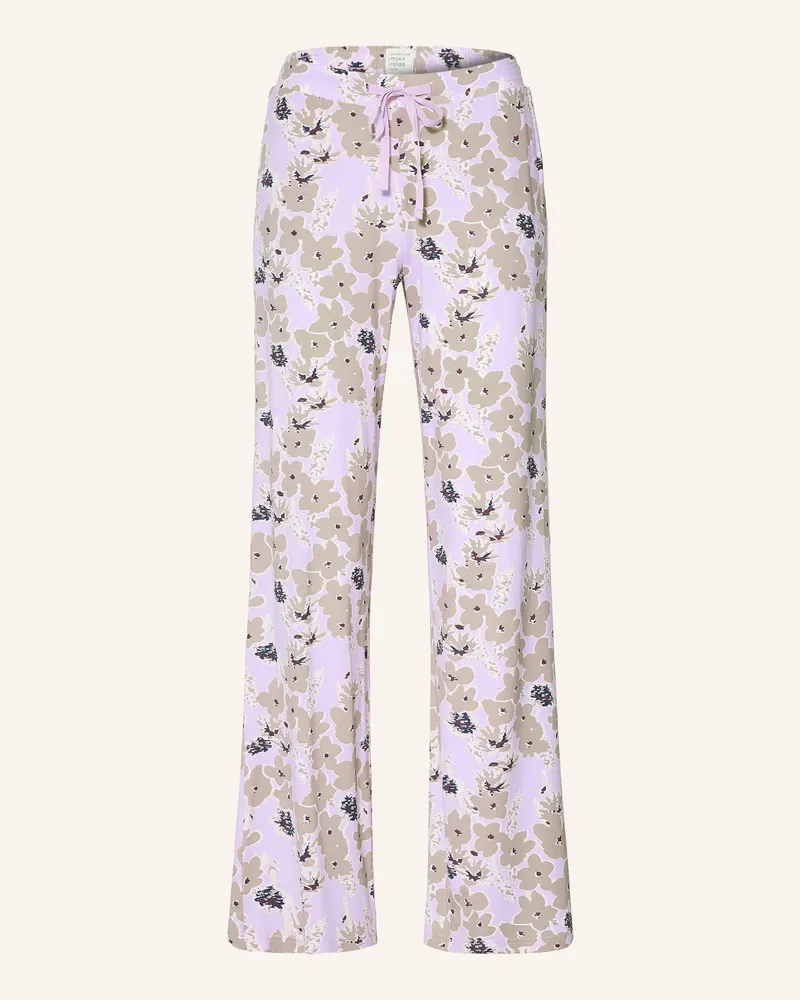 Schiesser Schlafhose Mix + Relax rosa Helllila