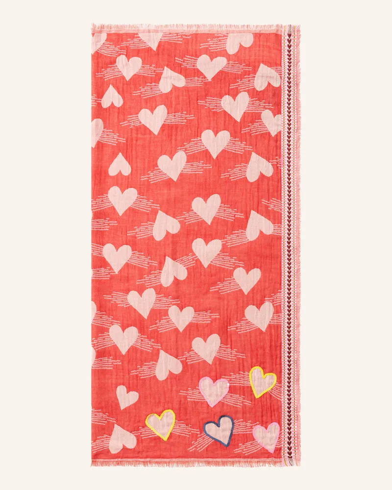 Codello Jacquard-Tuch rot Rot