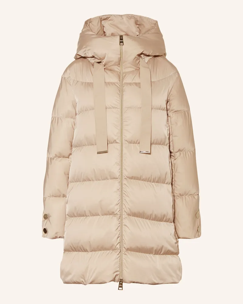 Herno Daunenmantel beige Nude