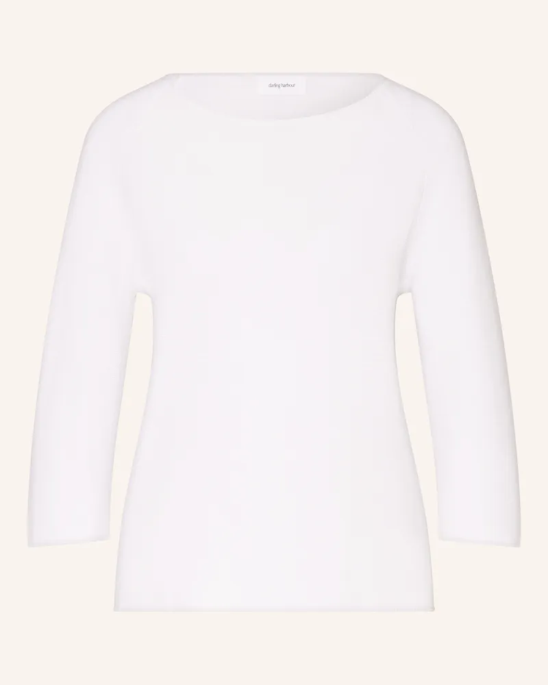 Darling Harbour Pullover mit 3/4-Arm Weiss