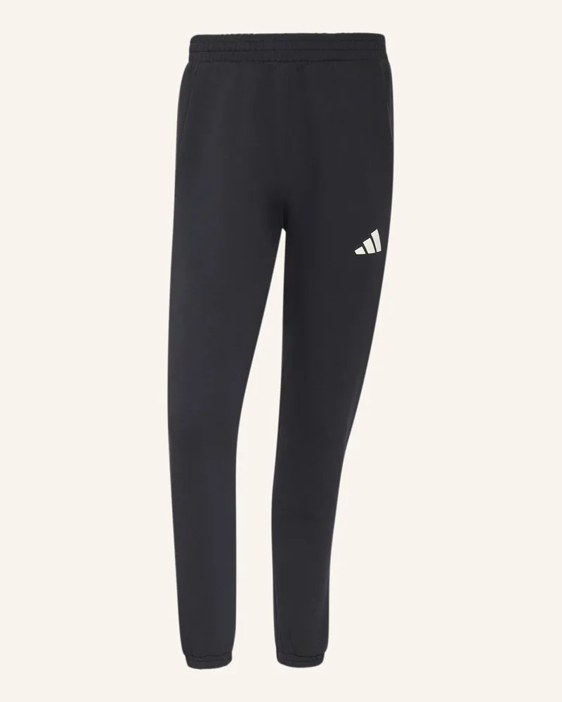 adidas Stadium Hose, Kleines Logo schwarz Schwarz
