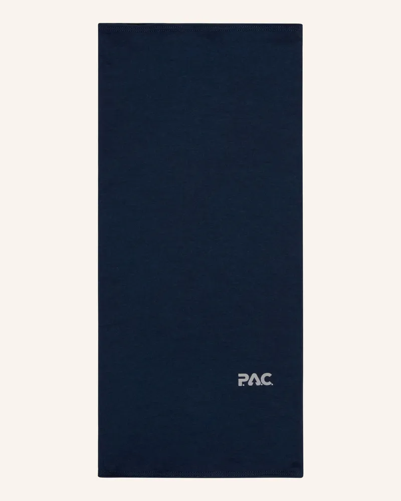 P.A.C. Multifunktionstuch aus Merinowolle Blau