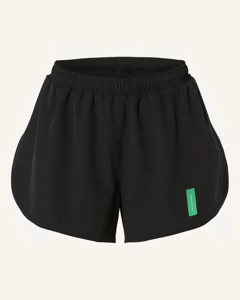District Vision 2-In-1-Laufshorts Trail schwarz Schwarz