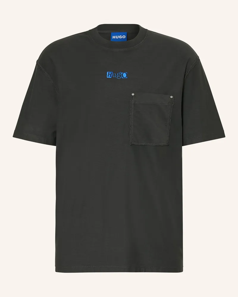 HUGO BOSS T-Shirt NASTE Dunkelgrau