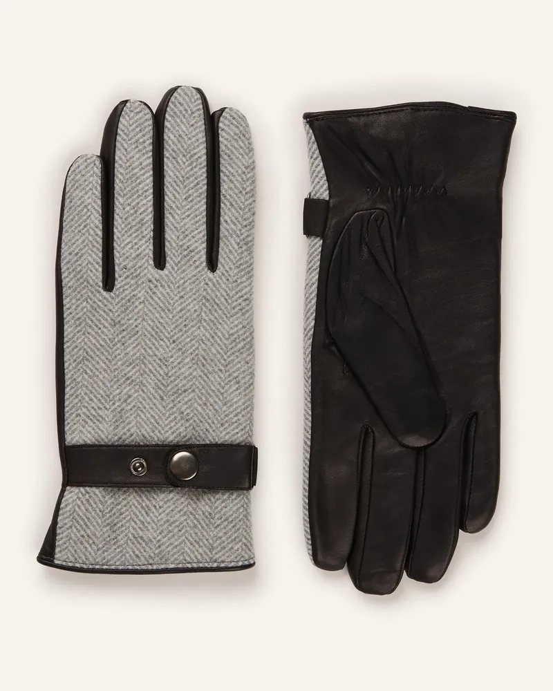 Strokesman's Lederhandschuhe Schwarz