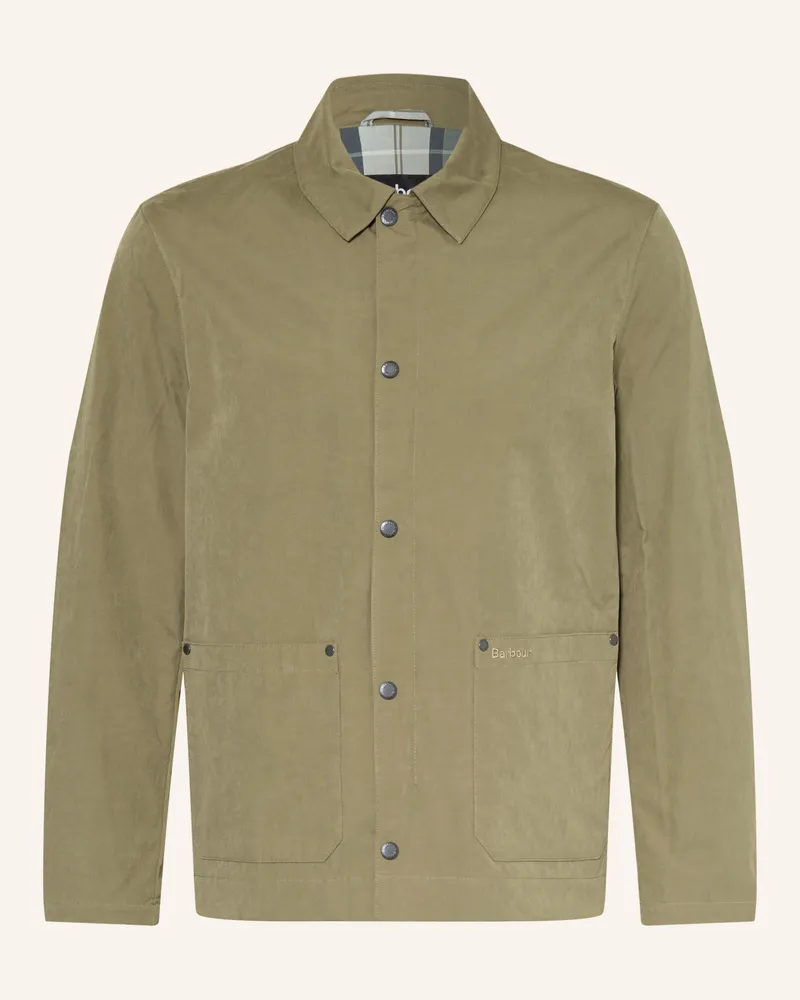 Barbour Overjacket Bayfield gruen Khaki