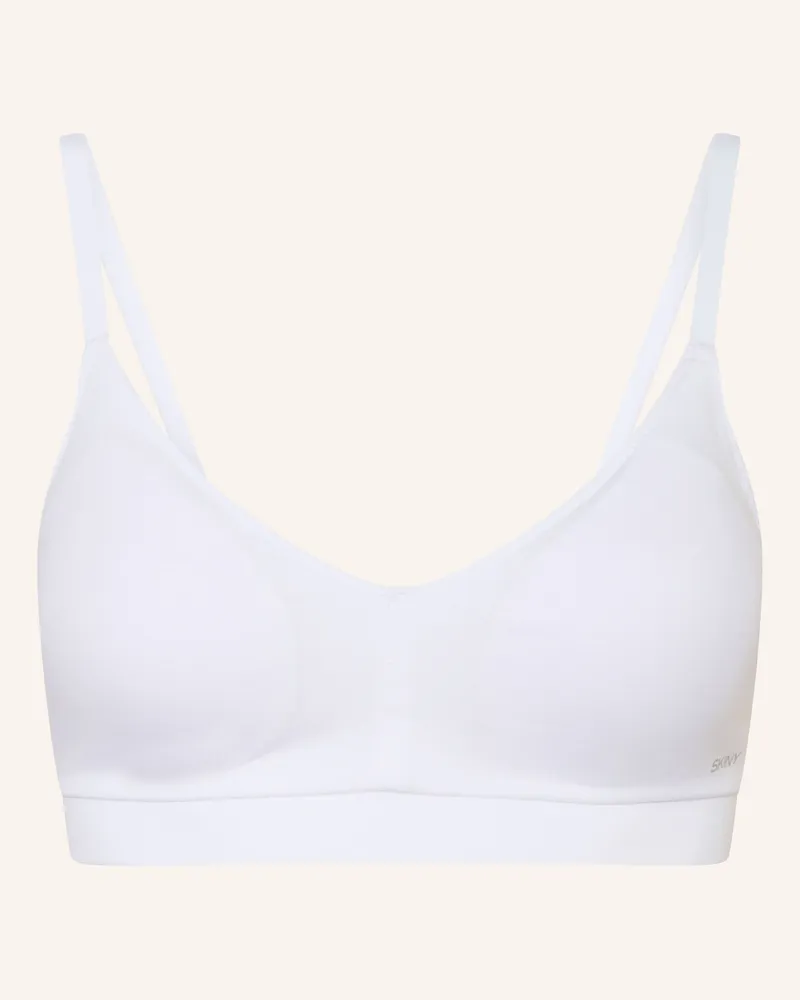 Skiny Bustier Cotton Stretch weiss Weiss