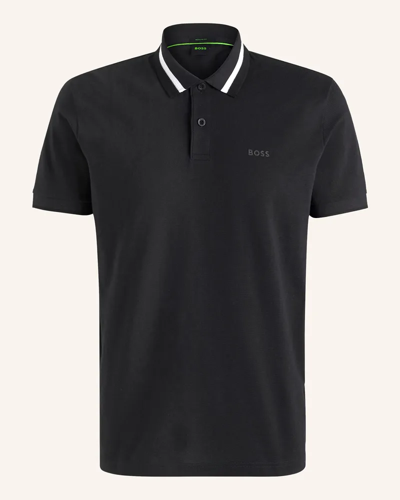 HUGO BOSS Piqué-Poloshirt PADDY Regular Fit Dunkelblau