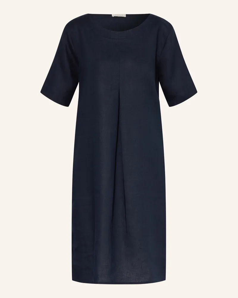 lilienfels Leinenkleid blau Dunkelblau