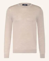 Reiss Pullover WESSEX aus Merinowolle Braun