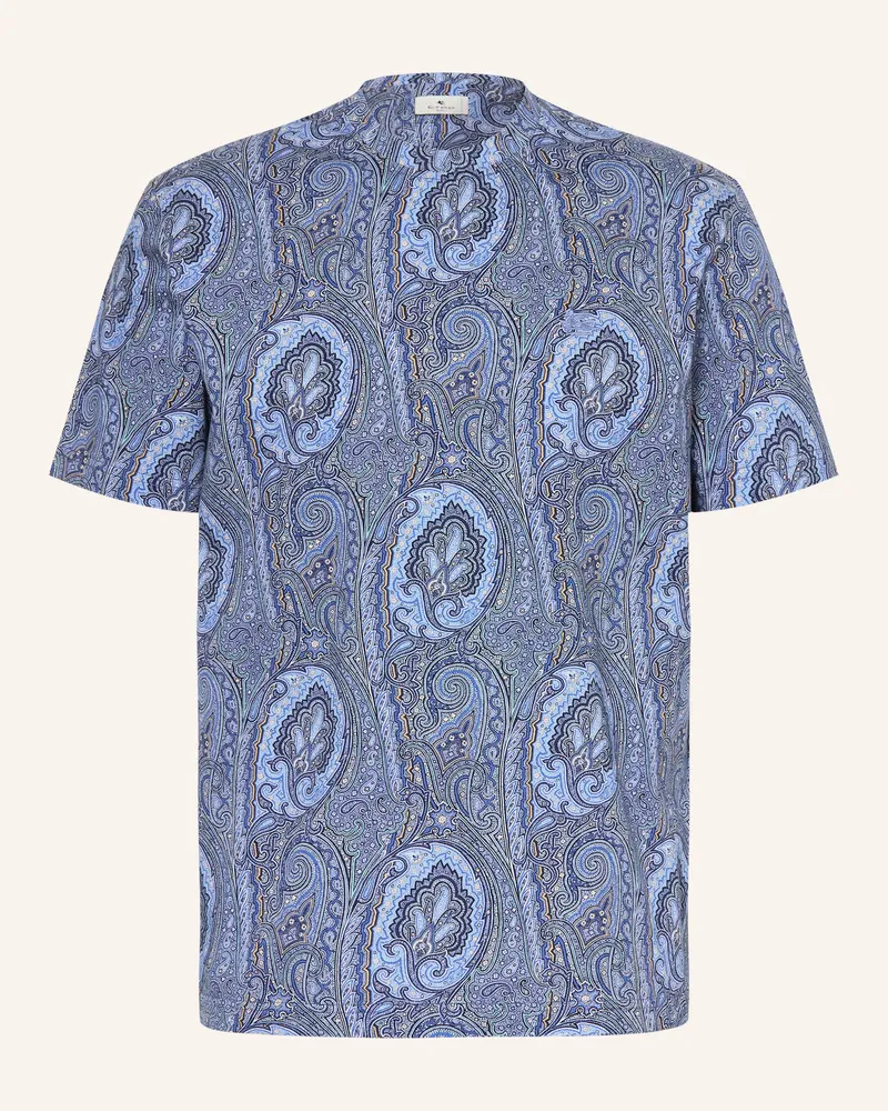 Etro T-Shirt ROMA Blau