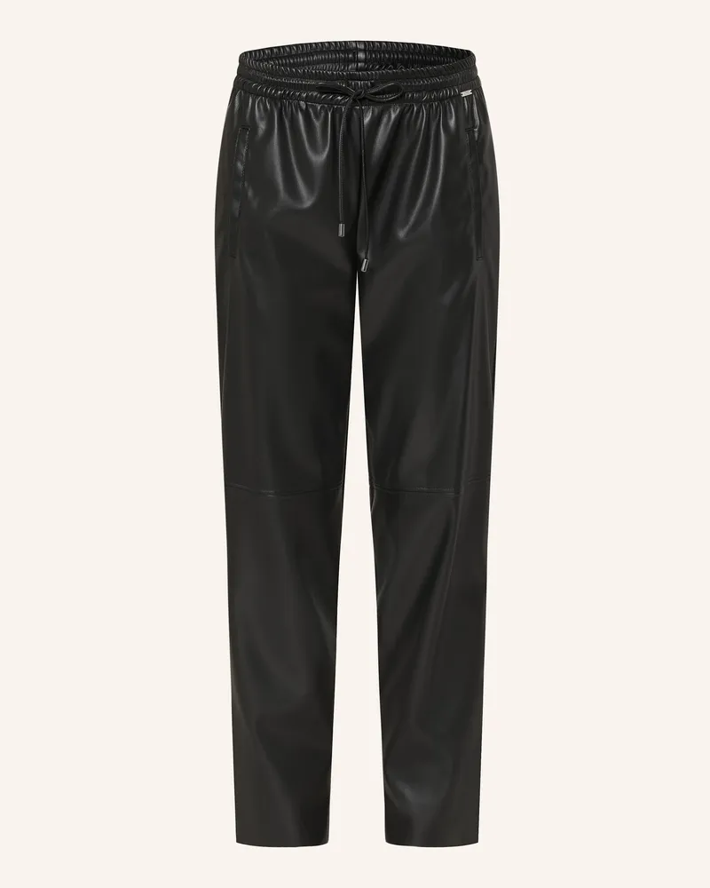 cinque 7/8-Hose CISOLA in Lederoptik Schwarz