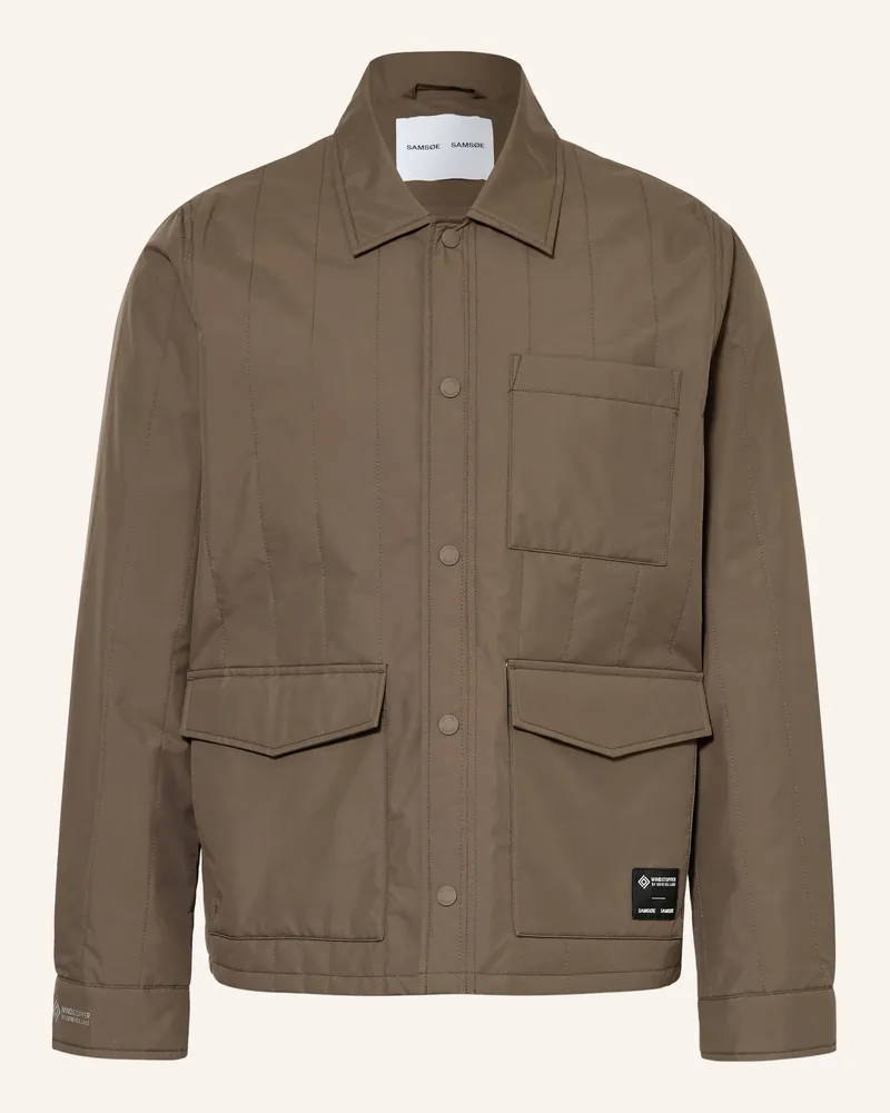 Samsøe & Samsøe Overjacket Sagavin braun Dunkelbraun