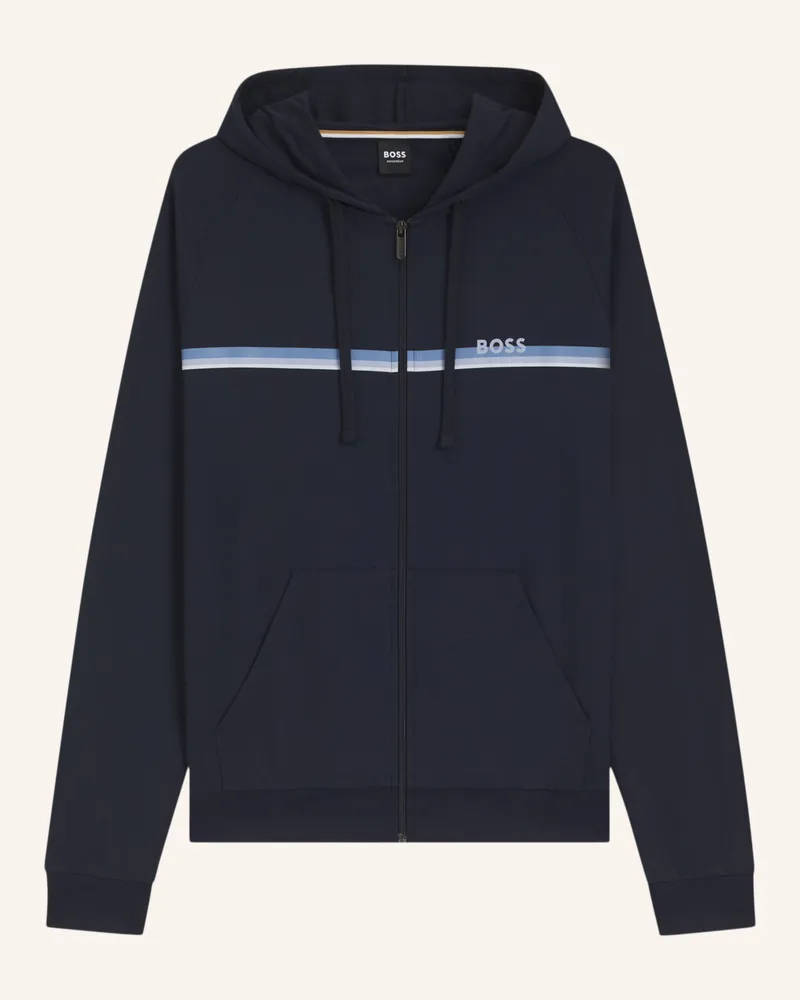 HUGO BOSS Loungewear Jacke AUTHENTIC JACKET H Regular Fit Dunkelblau