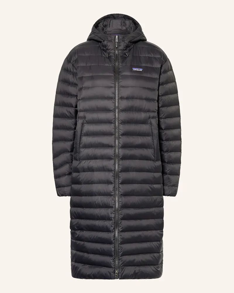 Patagonia Daunenmantel RECYCLED DOWN SWEATER Schwarz