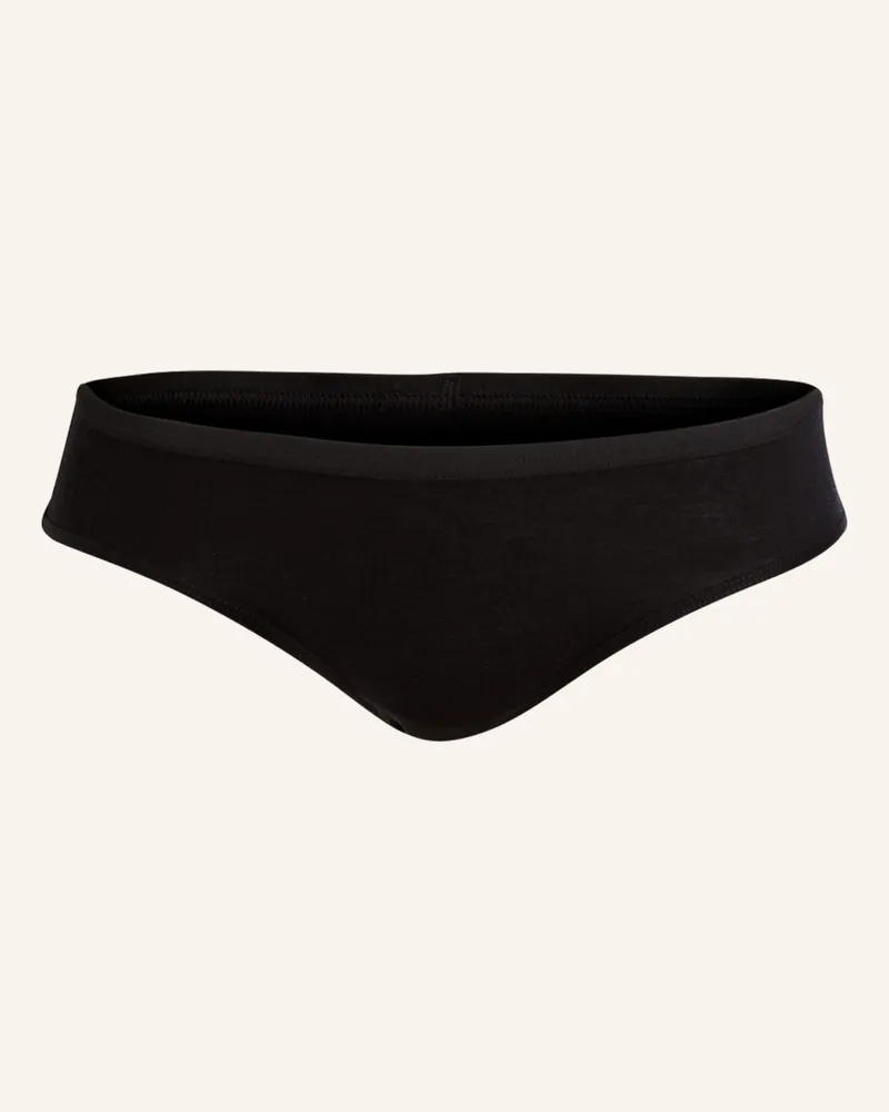 Icebreaker Funktionswäsche-Panties Siren Hipkini Aus Merinowolle schwarz Schwarz