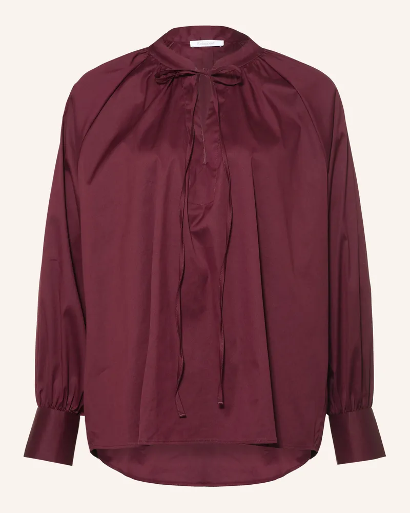 Soluzione Blusenshirt rot Dunkelrot
