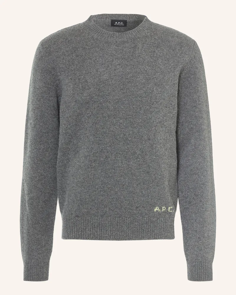 A.P.C. Pullover Edmond grau Dunkelgrau