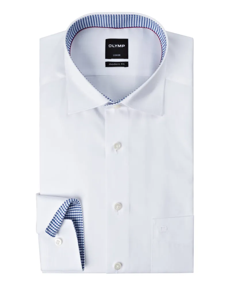 Olymp Hemd Luxor Modern Fit weiss Weiss