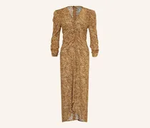 Cocktailkleid ALBINI aus Seide mit 3/4-Arm