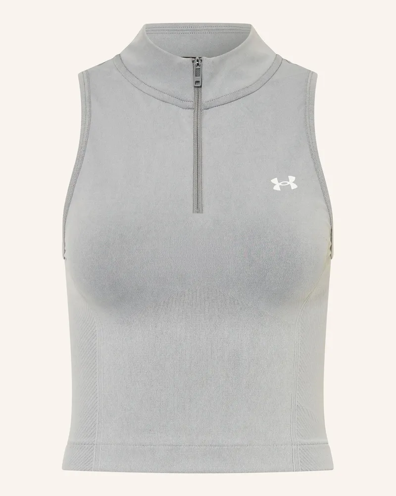Under Armour Top Ua Vanish Seamless Sl schwarz Hellgrau