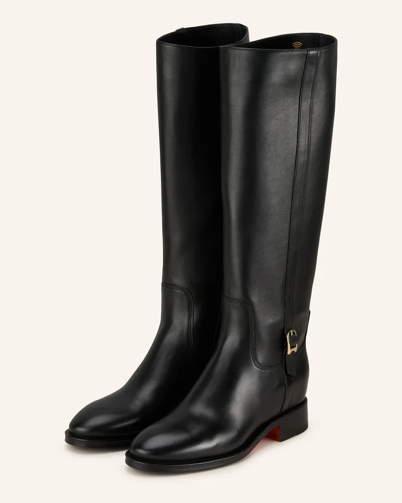 Santoni Stiefel Hermi schwarz Schwarz