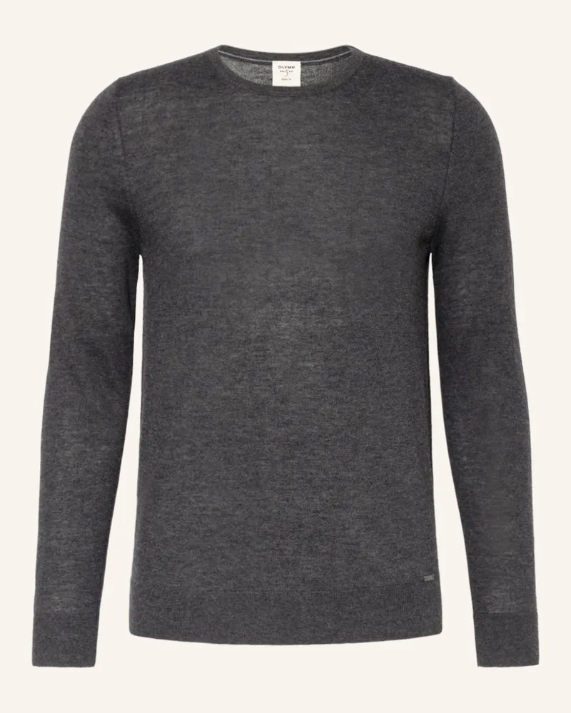 Olymp Pullover grau Dunkelgrau