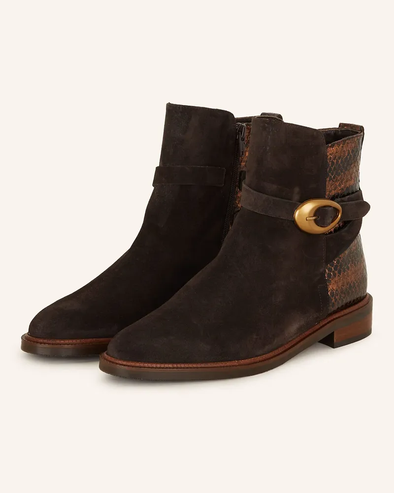 Pertini Stiefeletten Dunkelbraun